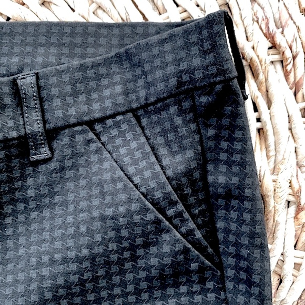 Kut from the Kloth Black & Gray Check Ponte Pant - Picture 4 of 9